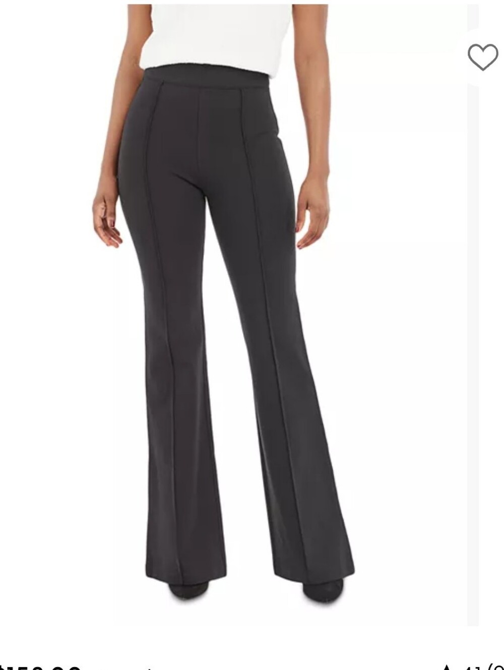 New Spanx High Rise Flare Charcoal Small Petite